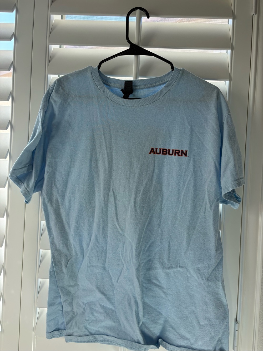 Auburn Light Blue Men's Logo Tee